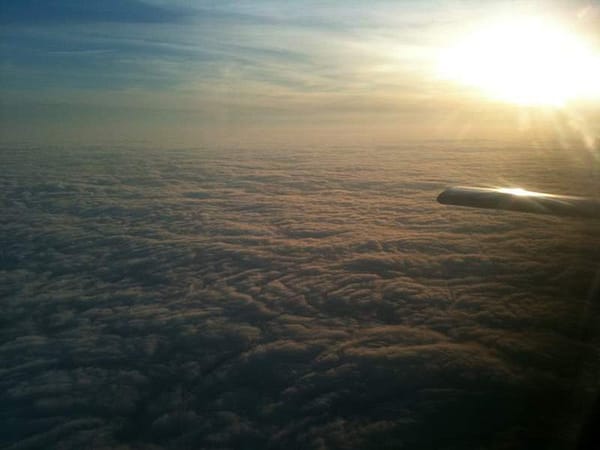 paysage avion Vol de nuit